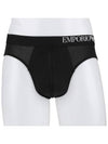 Logo 3 Pack Briefs Black - EMPORIO ARMANI - 7