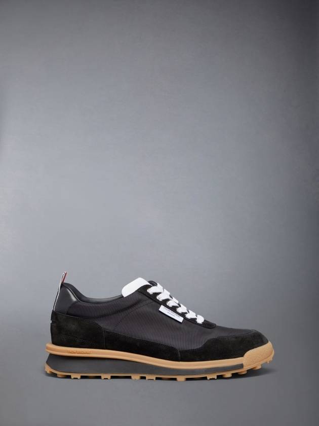 Alumni Eco Nylon Sneaker Black - THOM BROWNE - BALAAN 2