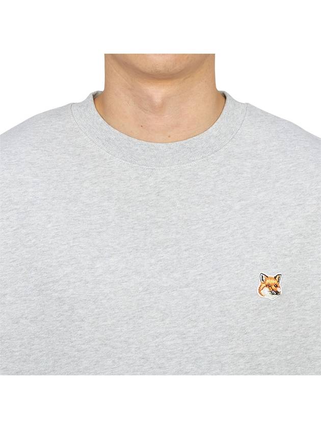 Fox Head Patch Regular Sweatshirt Light Grey Melange - MAISON KITSUNE - BALAAN 6