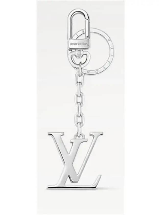 LV Initials Bag Charm Key Holder Silver - LOUIS VUITTON - BALAAN 2