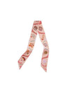 Funny Ice Cream Twilly Scarf Rose Poudre - HERMES - BALAAN 1