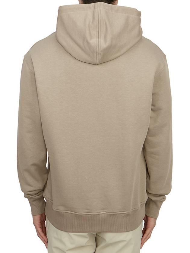 Mini Heart Logo Hoodie Beige - AMI - BALAAN 4