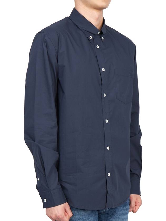 Edouard Long Sleeve Shirt Navy - A.P.C. - BALAAN 6