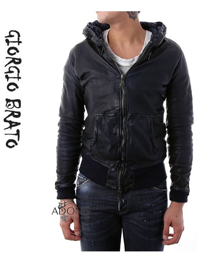 Men's Hooded Jacket 5657 NIGHT - GIORGIO BRATO - BALAAN 2