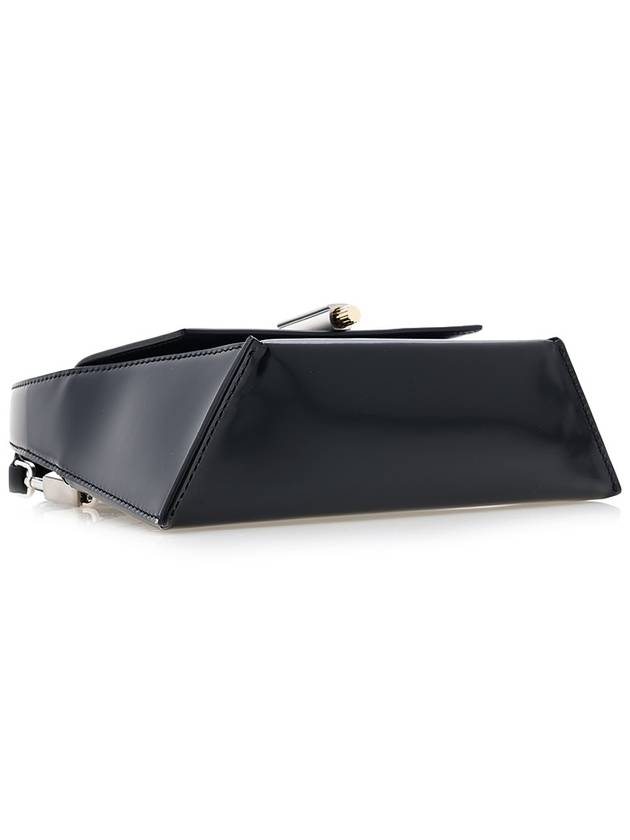 Geometric Small Shoulder Bag Black - SALVATORE FERRAGAMO - BALAAN 6