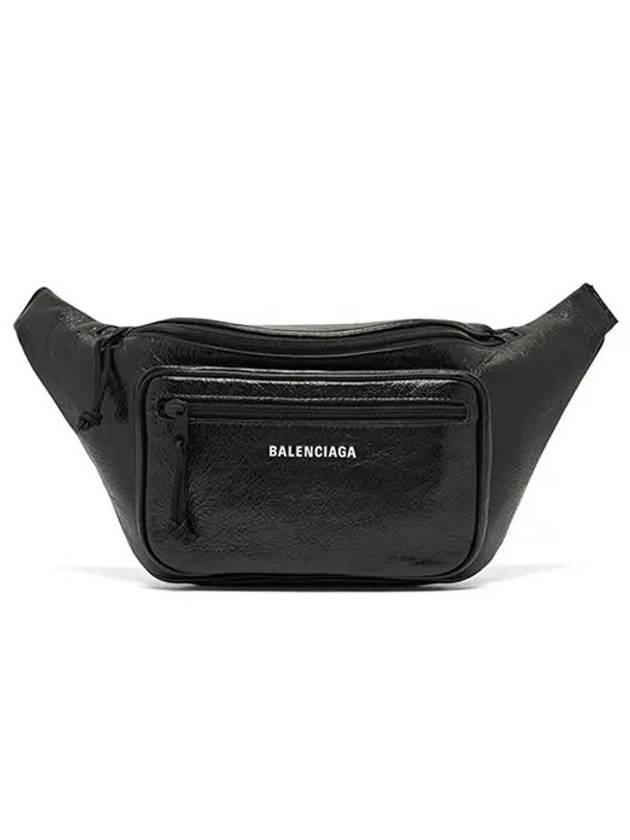 Explorer Logo Belt Bag Black - BALENCIAGA - BALAAN 2