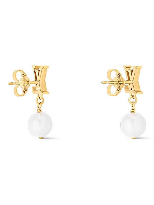 LV Iconic Louisa Earrings Gold - LOUIS VUITTON - BALAAN 5