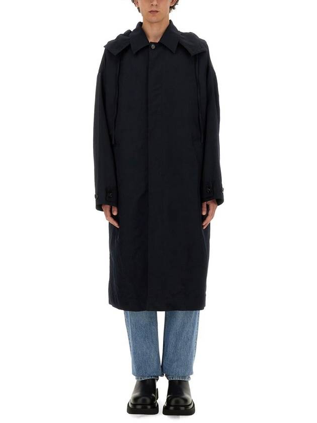 Bottega Veneta Hooded Trench Coat - BOTTEGA VENETA - BALAAN 1