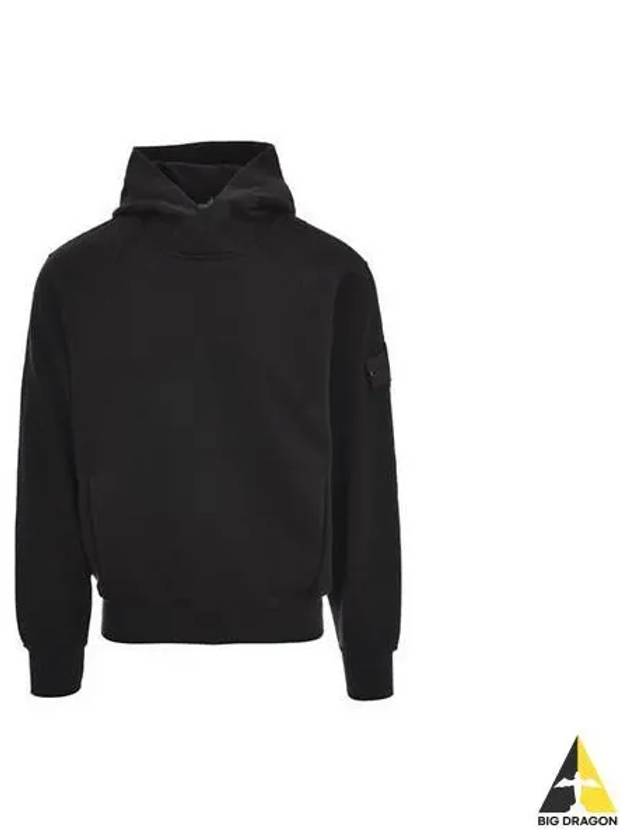 Shadow Project Cotton Hooded Sweatshirt Black 781960219 - STONE ISLAND - BALAAN 1