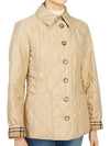 Diamond Quilted Thermoregulated Jacket New Chino Beige - BURBERRY - BALAAN.