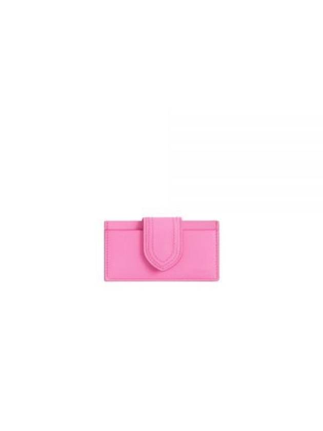 Le Porte Carte Bambino Leather Card Wallet Pink - JACQUEMUS - BALAAN 2