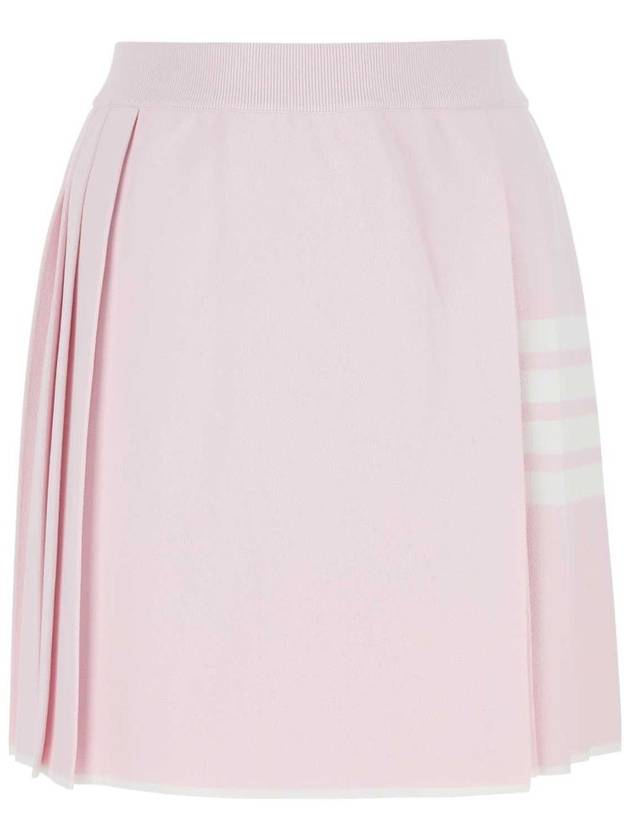 Women's 4 Bar Mini Pleated Skirt Pink - THOM BROWNE - BALAAN 2