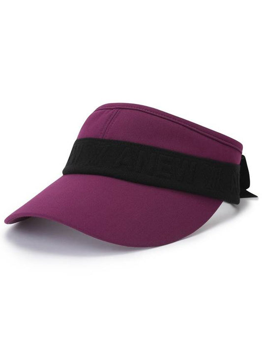 Official W VOLUME LOGO WINTER VISOR PP - ANEWGOLF - BALAAN 1