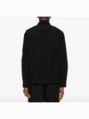 Flat Nylon Utility Over Long Sleeve Shirt Black - CP COMPANY - BALAAN 5