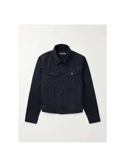 Cotton Jacket Blue - TOM FORD - BALAAN 2