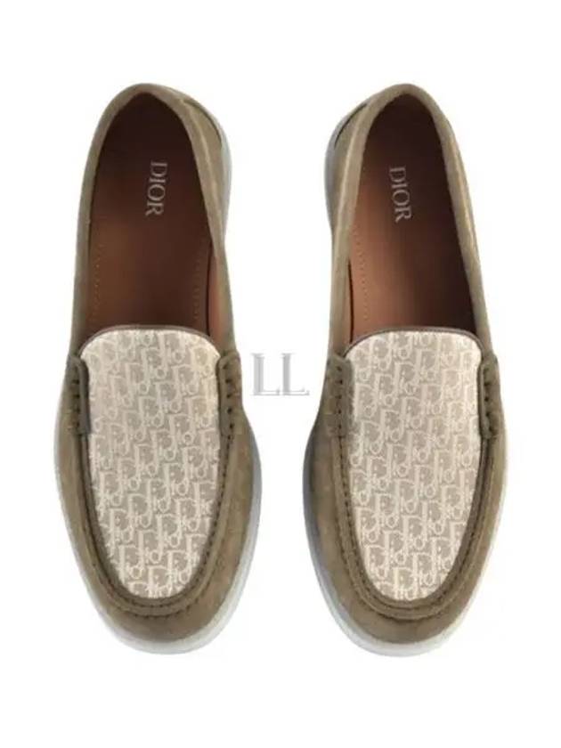 Granville Oblique Jacquard Suede Loafers Brown - DIOR - BALAAN 2