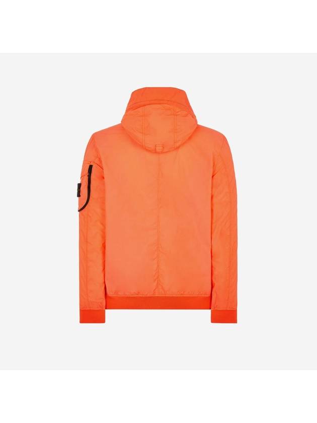 Men's Wappen Patch Naslan Watro Hooded Jacket Orange - STONE ISLAND - BALAAN 3