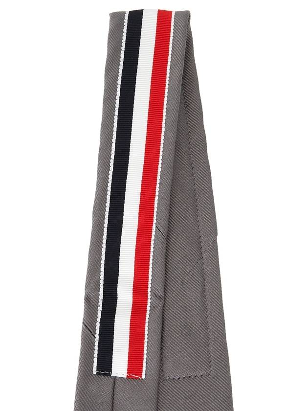 Anchor Jacquard Classic Silk Tie Grey - THOM BROWNE - BALAAN 7