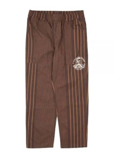 Fleshly Training Jogger Pants P22W035BROWN Brown - PLEASURES - BALAAN 1