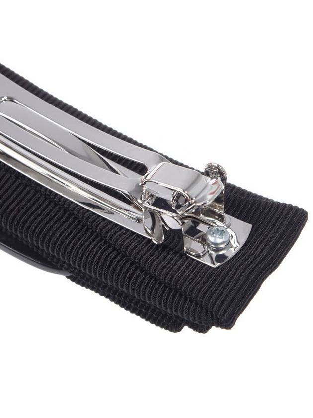 Vara Bow Swarovski Hair Clip Black - SALVATORE FERRAGAMO - BALAAN 8