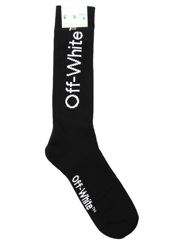 logo socks black OMRA001C 99KNI001 1001 - OFF WHITE - BALAAN 2