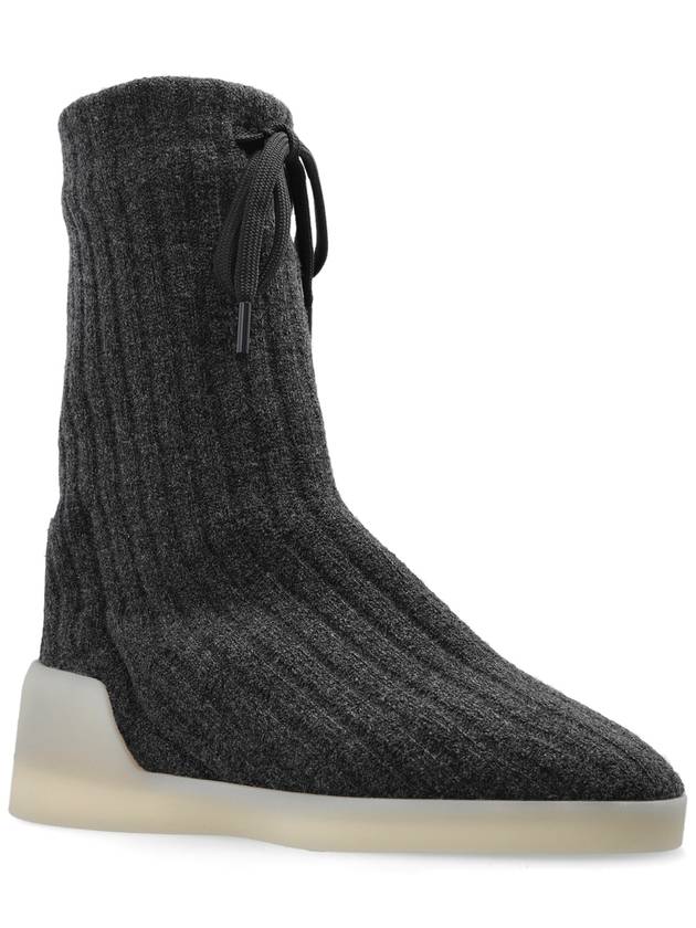 Fear Of God Ankle Boots Moc Knit Hi, Women's, Grey - FEAR OF GOD - BALAAN 4