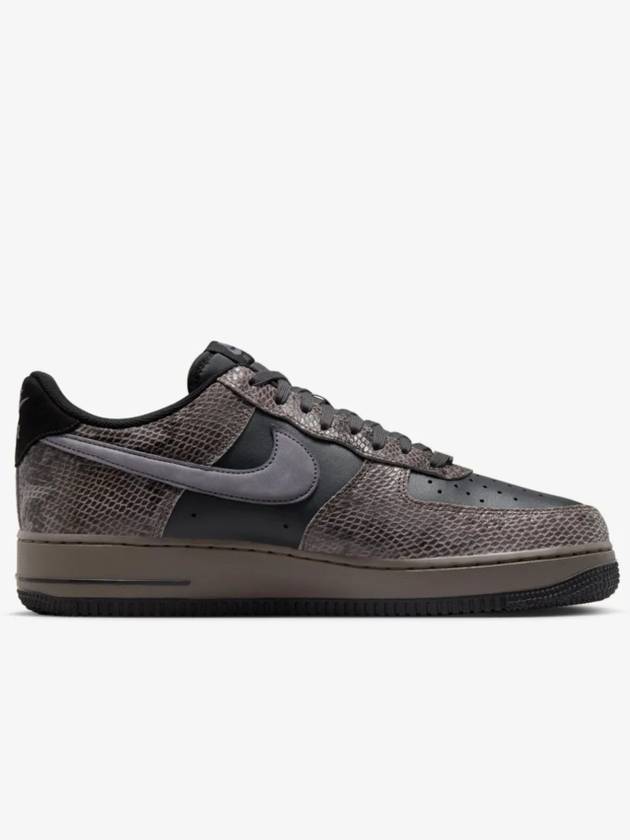 Air Force 1 Snakeskin Low Top Sneakers Brown - NIKE - BALAAN 4