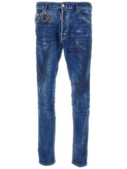 Denim Straight Pants S71LB1398S30342470 Blu - DSQUARED2 - BALAAN 2