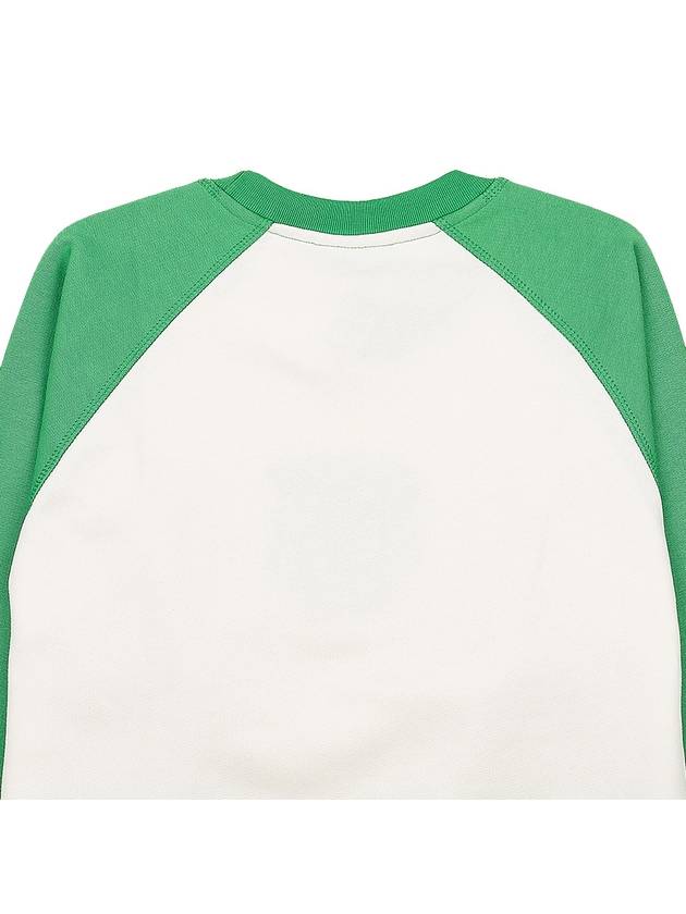 Isoli Flower Sweatshirt Green White - GANNI - BALAAN 8