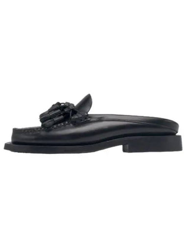 Tassel mule loafers black - HEREU - BALAAN 1