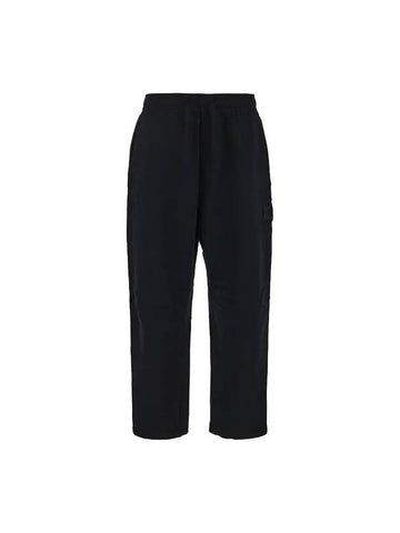 Shadow Project Cotton Fleece Jogger Track Pants Black - STONE ISLAND - BALAAN 1