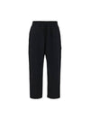 Shadow Project Cotton Fleece Jogger Track Pants Black - STONE ISLAND - BALAAN 1