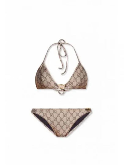 GG Stretch Jersey Bikini Beige - GUCCI - BALAAN 2