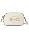 Horsebit 1955 Small Shoulder Bag White - GUCCI - BALAAN 3