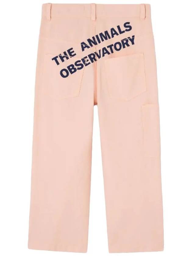 Kids Logo Cargo Pants Rose F24053 137GC - THE ANIMALS OBSERVATORY - BALAAN 3