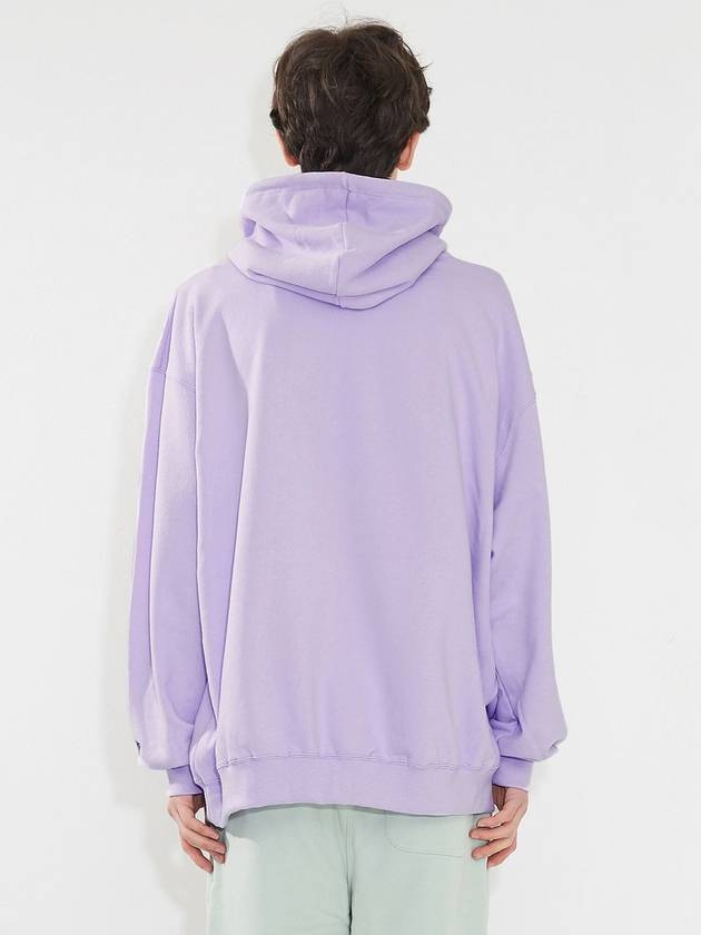 Rainbow Hoodie(Oversize fit) Lavender - AOX - BALAAN 3