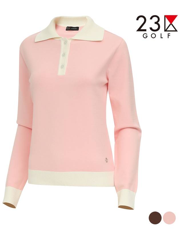 Golf women s color combination knit EN3LKT019 - 23KU - BALAAN 1