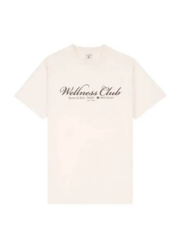 24 1800 Health T Shirt CreamChocolate TO042S410HC - SPORTY & RICH - BALAAN 1