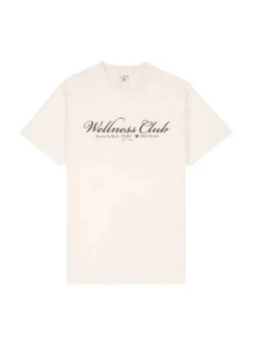 24 1800 Health T Shirt CreamChocolate TO042S410HC - SPORTY & RICH - BALAAN 1