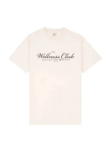 24 1800 Health T Shirt CreamChocolate TO042S410HC - SPORTY & RICH - BALAAN 1