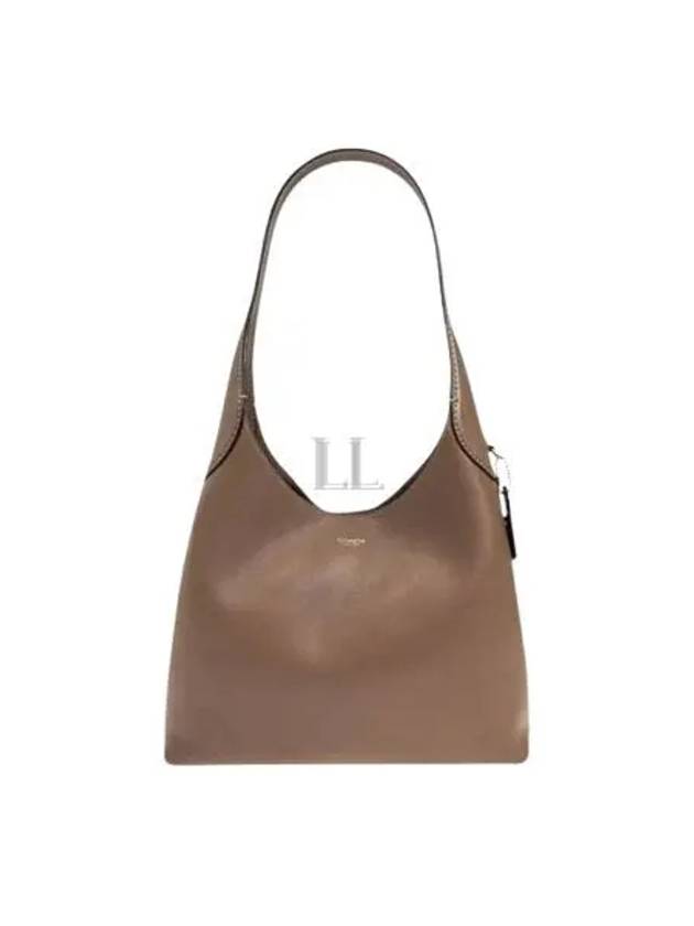 Brooklyn 28 Leather Shoulder Bag Dark Brown - COACH - BALAAN 2