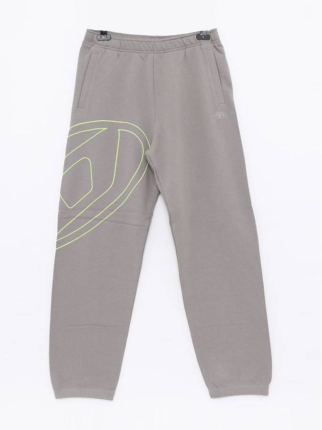 Mega Oval D Track Pant Grey - DIESEL - BALAAN 2