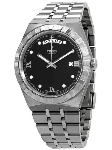 Tudor Royal Automatic Diamond Black Dial 41 mm Watch M28600-0004 - TUDOR - BALAAN 1