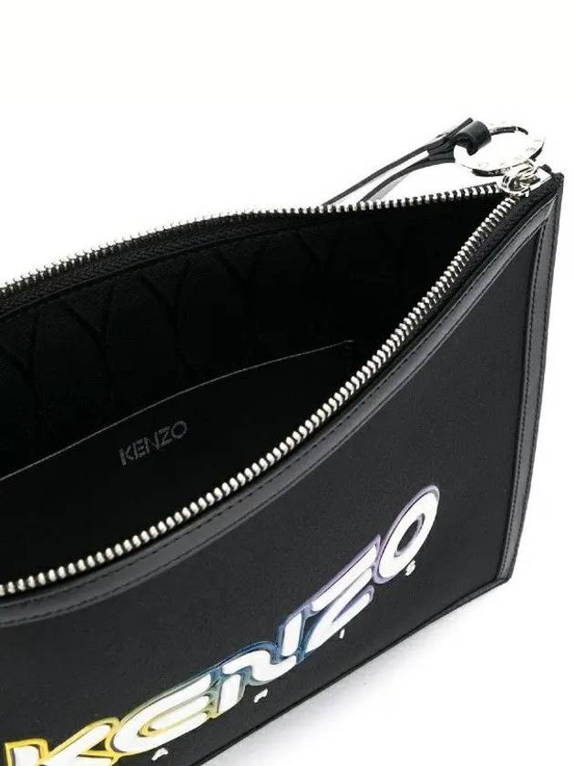 Embossed Logo Clutch Black 2PM402 F01 99 - KENZO - BALAAN 3