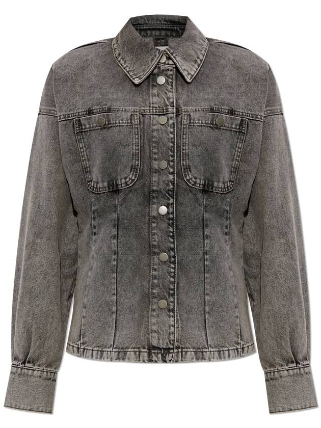 Gestuz Denim Shirt Brendagz, Women's, Grey - GESTUZ - BALAAN 1