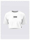 Flying Crew Crop Short Sleeve T-Shirt White - VANS - BALAAN 2