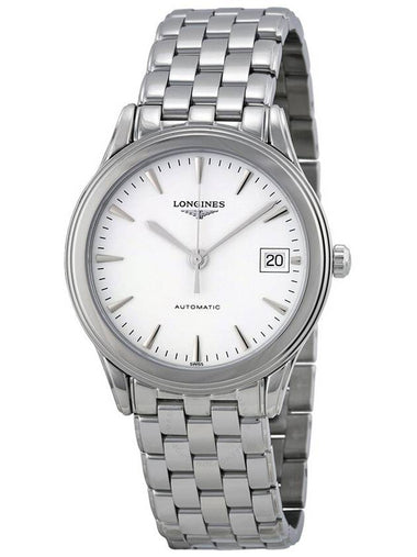 Longines Flagship Automatic White Dial Men's Watch L4.774.4.12.6 - LONGINES - BALAAN 1