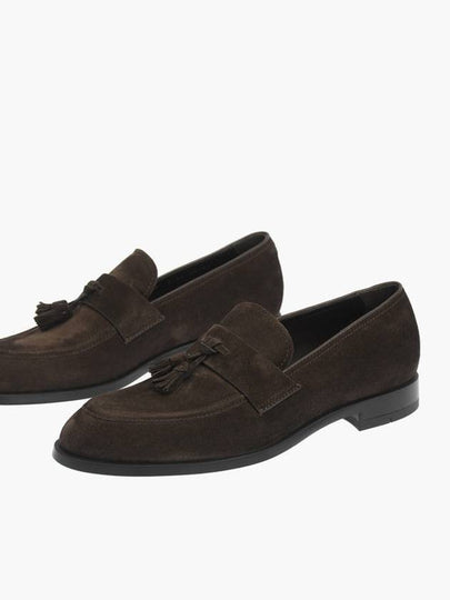 Men's Suede Loafers A5061X LHSOY TDM BPG - ERMENEGILDO ZEGNA - BALAAN 2