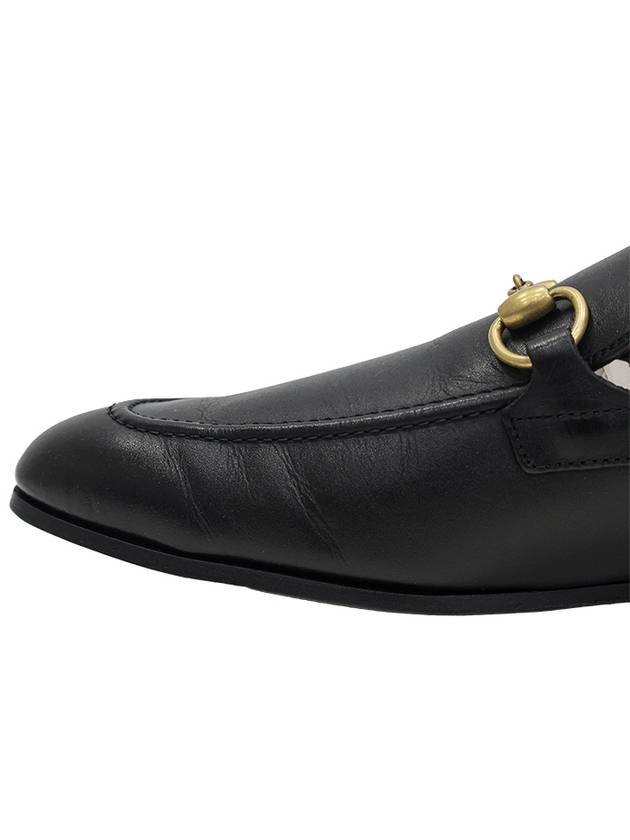 Jordan Horsebit Loafers Black 406994 BLM00 1000 - GUCCI - BALAAN 3