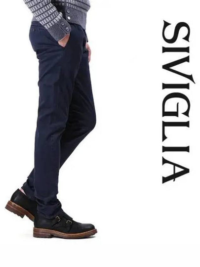 Men s Chino Straight Pants Navy - SIVIGLIA - BALAAN 2